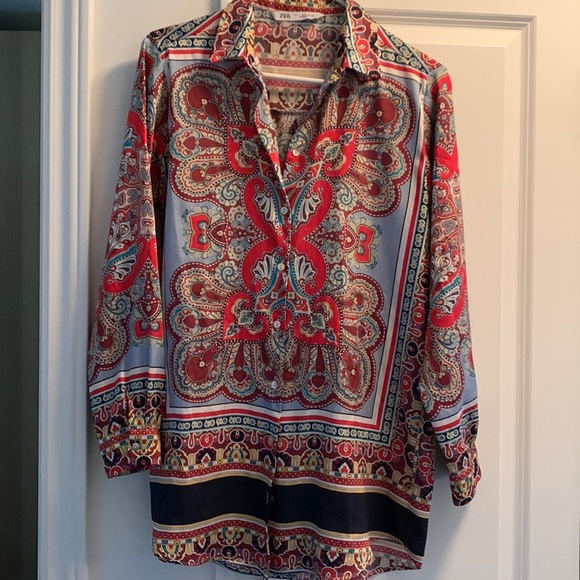 Print button down shirt from Zara - Picture 6 of 12